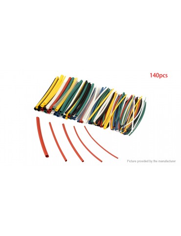 Heat Shrink Tubing Wire Cable Sleeving Wrap Tube Kit (140 Pieces)