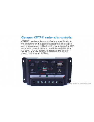 CMTP01 15A PWM Solar Charge Controller Regulator