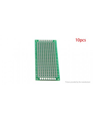 FR-4 Double Side Prototype PCB Printed Circuit Board (10-Pack/3*7cm)